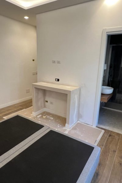 Camino moderno in cartongesso - Civitavecchia