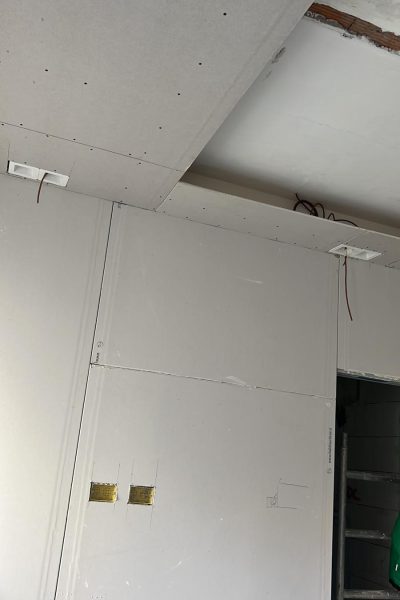 Cartongesso pareti con impianti - Civitavecchia